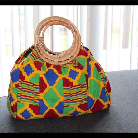 Handbags - African kente Print Bag